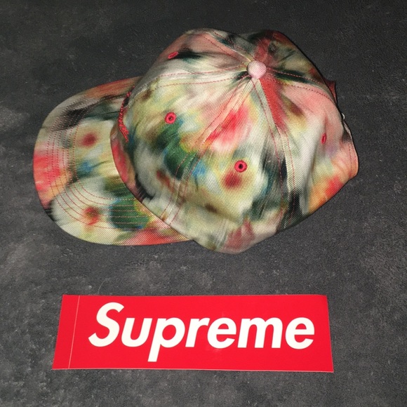 SUPREME X LIBERTY FABRIC 6 PANEL FLORAL HAT CAP NEW UNISEX SNAPBACK box logo - Picture 2 of 7